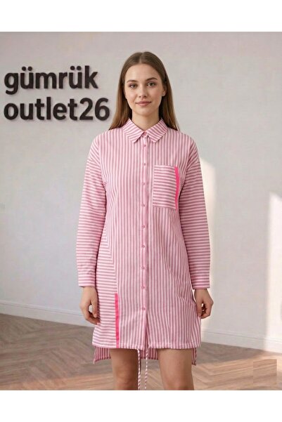 NOQKTA TUNIC WHITE-PINK