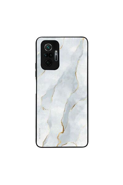 Sonique Θήκη Marble Series για Xiaomi Redmi Note 10 Pro Λευκό 01