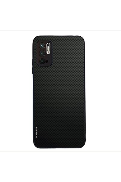 Sonique Θήκη Carbon Series για Xiaomi Redmi Note 10 5G / Poco M3 Pro 5G Μαύρο 01