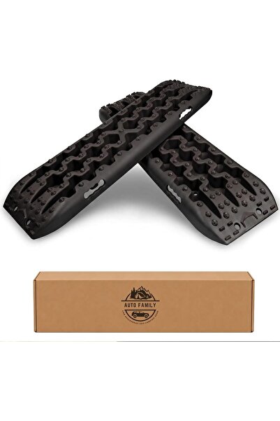 Auto Family FZE Car Traction Boards Sand & Snow Recovery Tracks, Heavy Duty T...