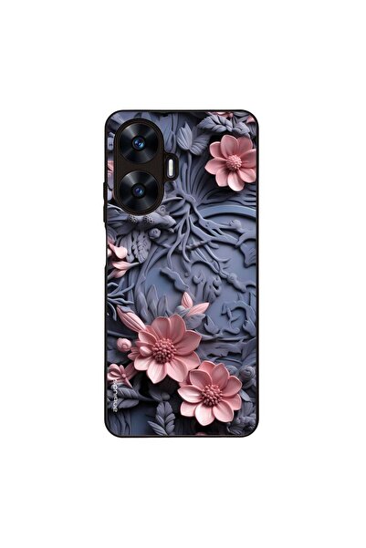 Sonique Θήκη 3D Flower Series για Realme C55 Ροζ 02
