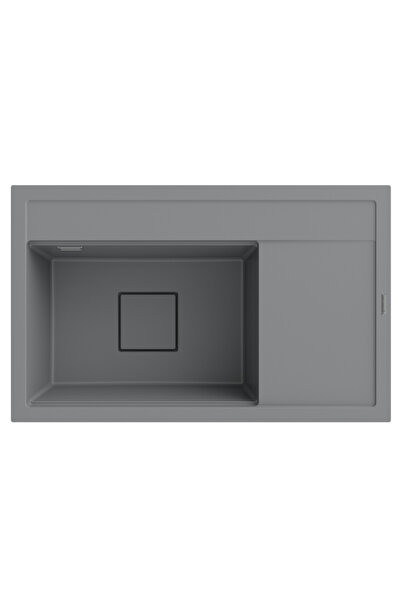 Granitan Set Chiuveta Granit Gri Redno 810x505mm, cu baterie Fossa Cron si sifon