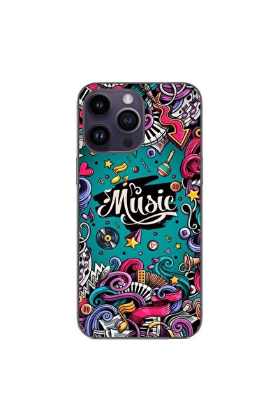 OEM Husa compatibila cu Apple iPhone 15 Pro Max Silicon Gel Tpu Model Pop Art...