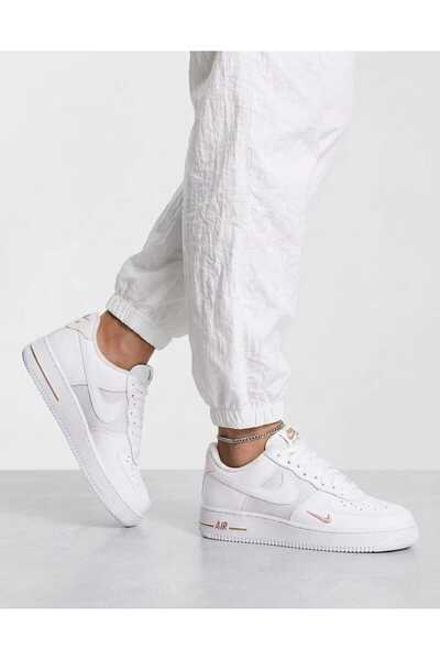 Nike Air Force 1 '07 LV8 Erkek Hakiki Deri Premium Sneaker Ayakkabı (Blue Spo...