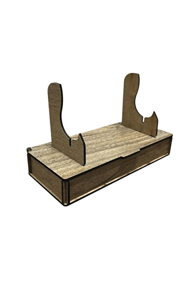 Renkli Dükkan2 Storage Box with Wooden Stand 176X76X108 mm T77