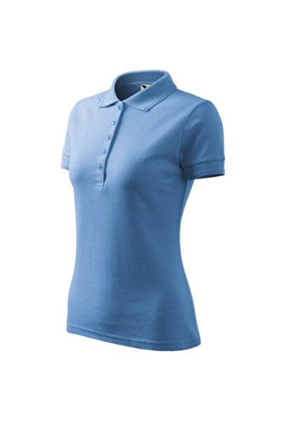 Malfini Tricou polo de damă, Pique Polo 210, Albastru XS