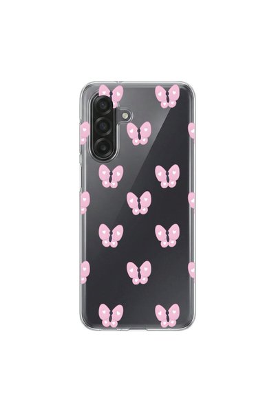 PPKin Samsung Galaxy A26 Compatible Butterfly 2 Design Transparent Case