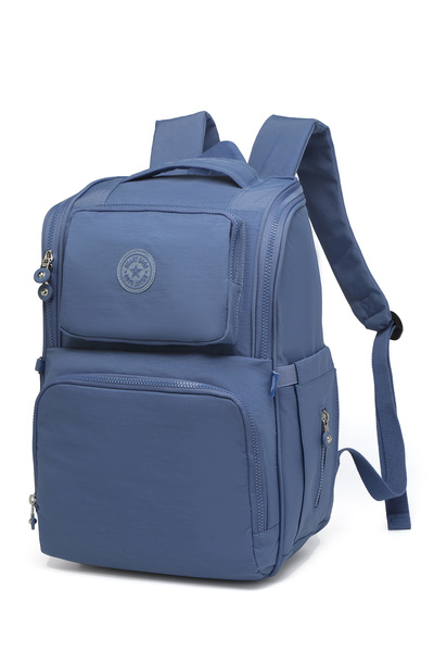 SMART BAGS حقيبة ظهر كبيرة الحجم مقاومة للماء متعددة الجيوب للعناية بالأم وال...