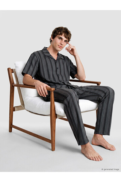 LC Waikiki Timeless Clothing & Timeless Choices Standard Fit Men's Pajama Set