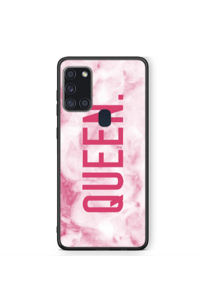 Other Samsung A21S Marble Queen Black Glossy Θήκη