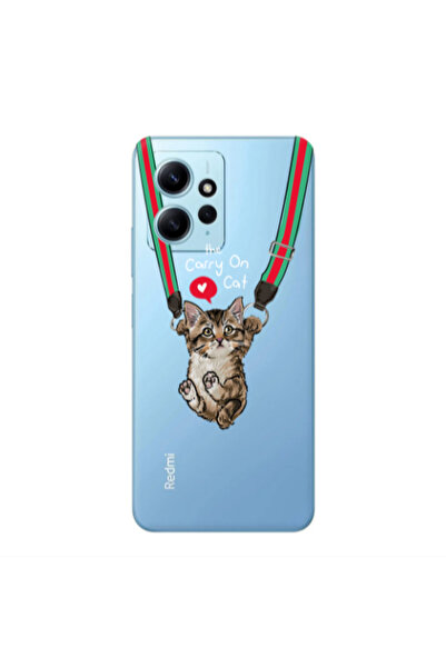 Other Xiaomi Redmi Note 12 4G Swinging cat Transparent Silicone TPU Θήκη