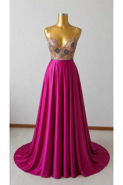 TuZeGiyim Special Design Engagement Dress Evening Gown