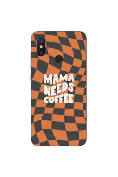 Other Xiaomi Mi A2 Lite Mama needs coffee Transparent Silicone TPU Θήκη
