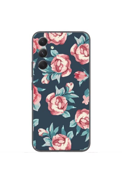 Other Samsung Galaxy A05s Purple roses Transparent Silicone TPU Θήκη