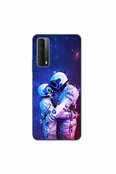 OEM Husa compatibila cu Huawei P Smart 2021 Silicon Gel Tpu Model Astronauts ...