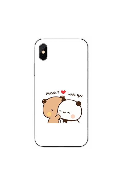 OEM Husa compatibila cu Apple iPhone X Silicon Gel Tpu Model Bubu Dudu Muaah ...
