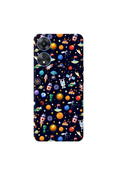 Other Oppo A 98 Small planets Transparent Silicone TPU Θήκη