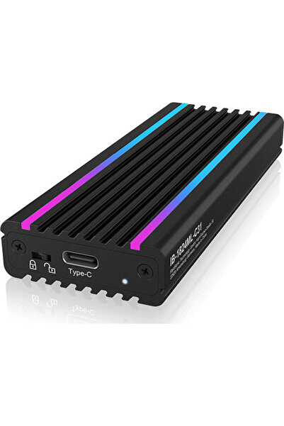 ICY BOX IB-1824ML-C31 Θήκη για Σκληρό Δίσκο M.2 PCI Express με Σύνδεση USB 3....