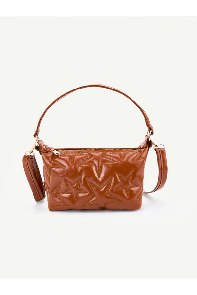 HONEY BAG Geantă de umăr și crossbody pentru femei, cu model stea