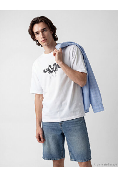 LC Waikiki Crew Neck Printed Men's T-Shirt