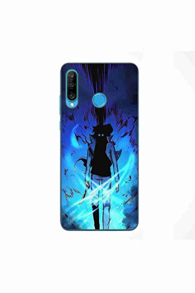 OEM Husa compatibila cu Huawei P30 Lite Silicon Gel Tpu Model Solo Leveling Aura