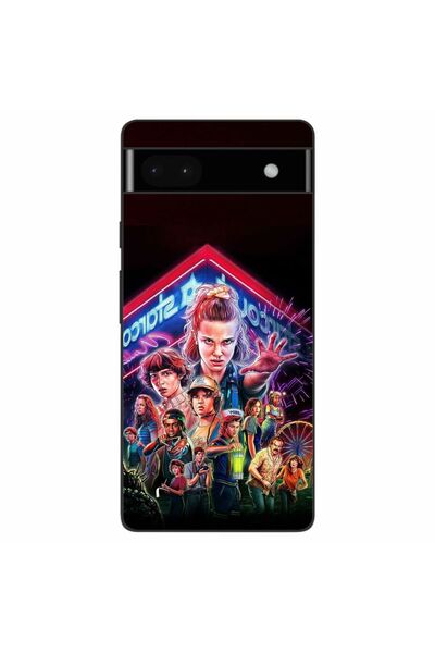 OEM Θήκη συμβατή με Google Pixel 6A Σιλικόνης Gel TPU με σχέδιο Stranger Thin...