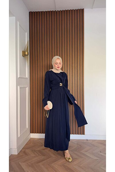 Lady Pixie Gold Buckle Tie Dress