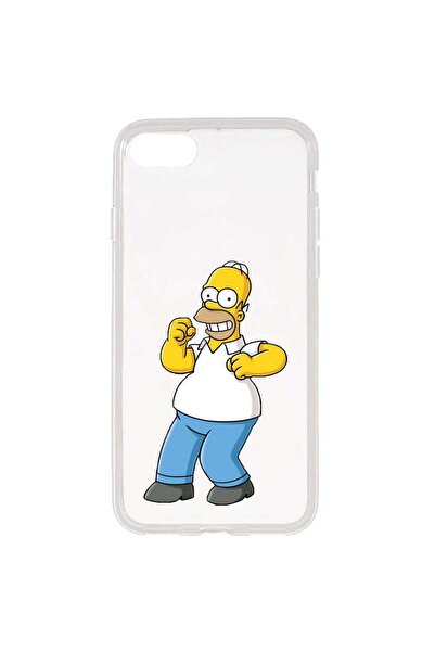 OEM Θήκη συμβατή με Apple iPhone 7, iPhone 8, iPhone SE 2020, Διαφανής με σχέ...