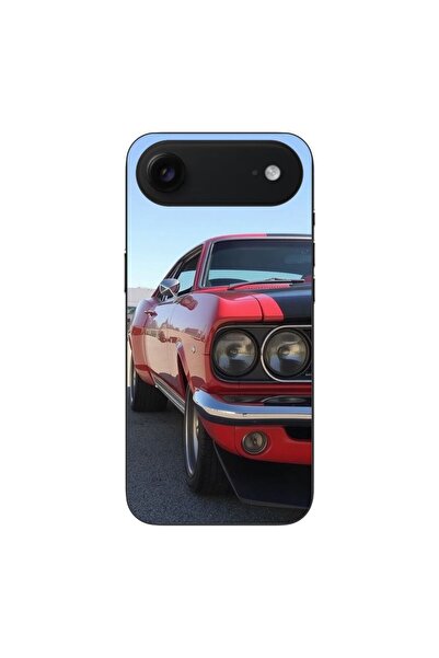 OEM Калъф, съвместим с Apple iPhone, Air Silicon Gel TPU модел, Червен мускул...