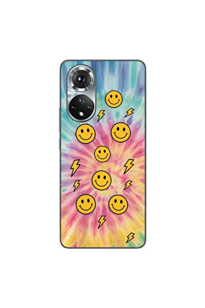 OEM Husa compatibila cu Honor 50 Silicon Gel Tpu Model Retro Smiley Faces