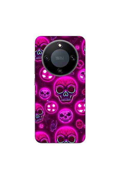 OEM Husa compatibila cu Honor Magic8 Lite Silicon Gel Tpu Model Cyberpunk Hal...
