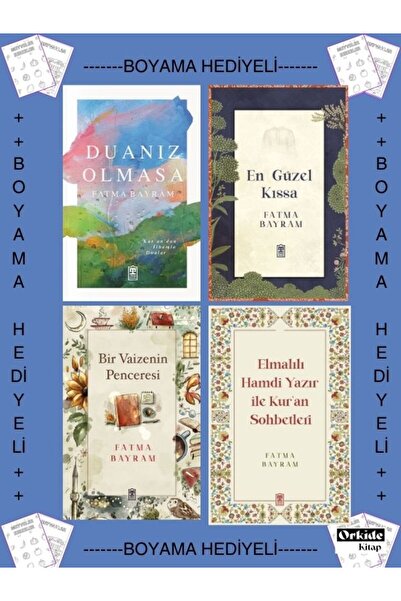 Timaş Yayınları Boyamalı - Duanız Olmasa - En Güzel Kıssa - Bir Vaizenin Penc...