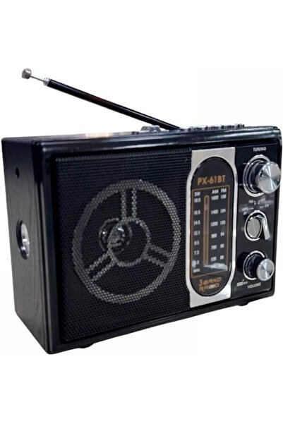 Tradesor PX-61BT Ρετρό Φορητό Ραδιόφωνο Επαναφορτιζόμενο με Bluetooth και USB...