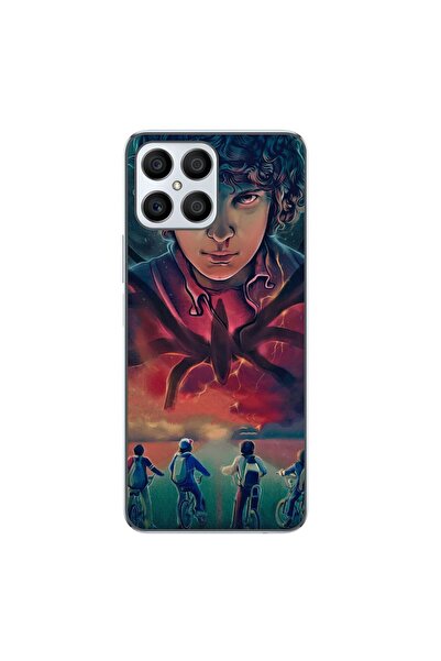 OEM Husa compatibila cu Honor X8 4G Silicon Gel Tpu Model Stranger Things Car...