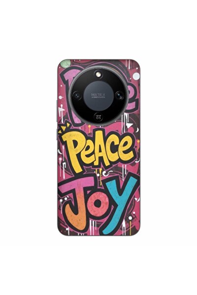 OEM Husa compatibila cu Honor Magic8 Lite Silicon Gel Tpu Model Peace and Joy...