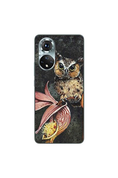 OEM Husa compatibila cu Honor 50 Silicon Gel Tpu Model Owl Painted