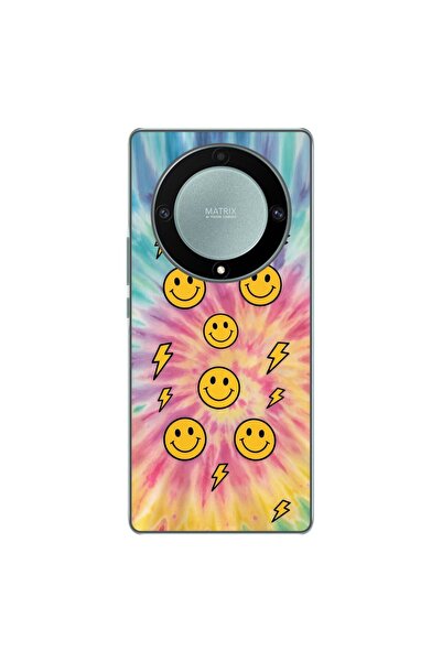 OEM Husa compatibila cu Honor Magic 5 Lite Silicon Gel Tpu Model Retro Smiley...