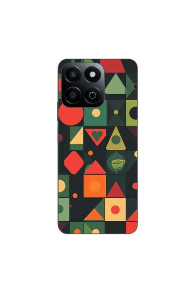 OEM Husa compatibila cu Honor 200 Smart Silicon Gel Tpu Model Retro Shapes