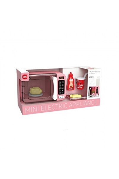 Noname Pink Microwave Oven Toy with Lights and Accessories
