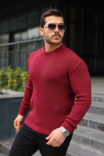 Generic Brand Men's crewneck knitted sweater