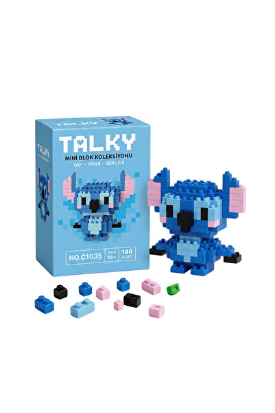 seller akademi Bricks Mini Lego Koleksiyon Figürü | Mavi Uzaylı | Masaüstü De...