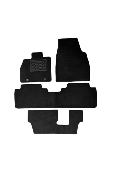 RapidAuto Set covorase auto mocheta Byd Tang Ev 7 locuri 2023→, Negru, 4 buc.