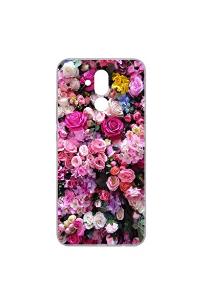 OEM Husa compatibila cu Huawei Mate 20 Lite Silicon Gel Tpu Model Trandafiri Roz