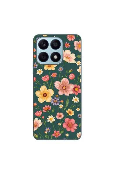 OEM Husa compatibila cu Honor X8a Silicon Gel Tpu Model Vintage Spring Flowers