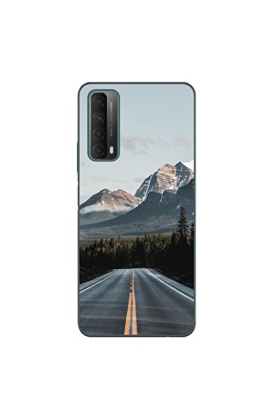 OEM Калъф, съвместим с Huawei P Smart 2021, силиконов гел TPU модел Планинска...