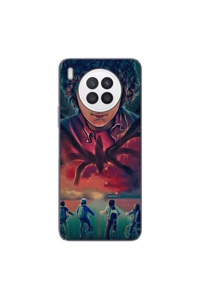 OEM Husa compatibila cu Huawei Nova 8i Silicon Gel Tpu Model Stranger Things ...