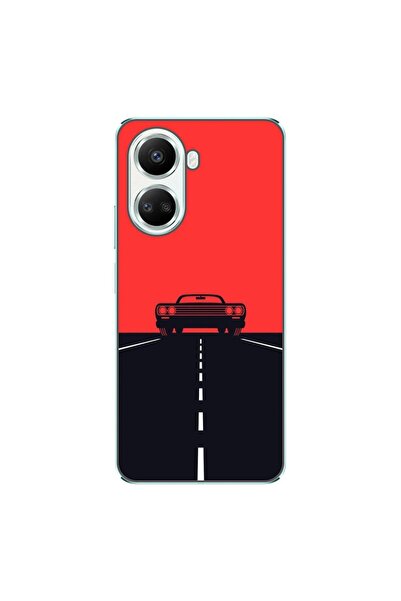 OEM Husa compatibila cu Huawei Nova 10 SE Silicon Gel Tpu Model Red Sky Muscl...