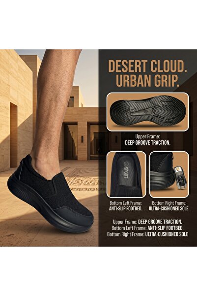 Saudi Step Unique Designer Series Italian Craft Mens Mesh Sport Shoes Comfort...