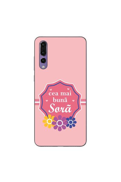 OEM Θήκη συμβατή με Huawei P20 Pro Σιλικόνης Gel TPU με σχέδιο Best Sister