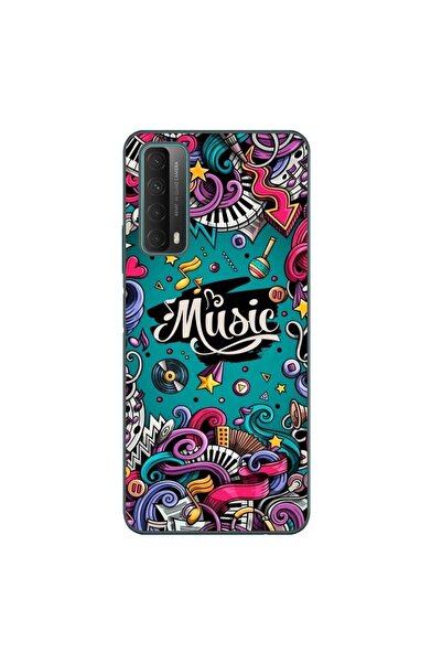 OEM Husa compatibila cu Huawei P Smart 2021 Silicon Gel Tpu Model Pop Art Music